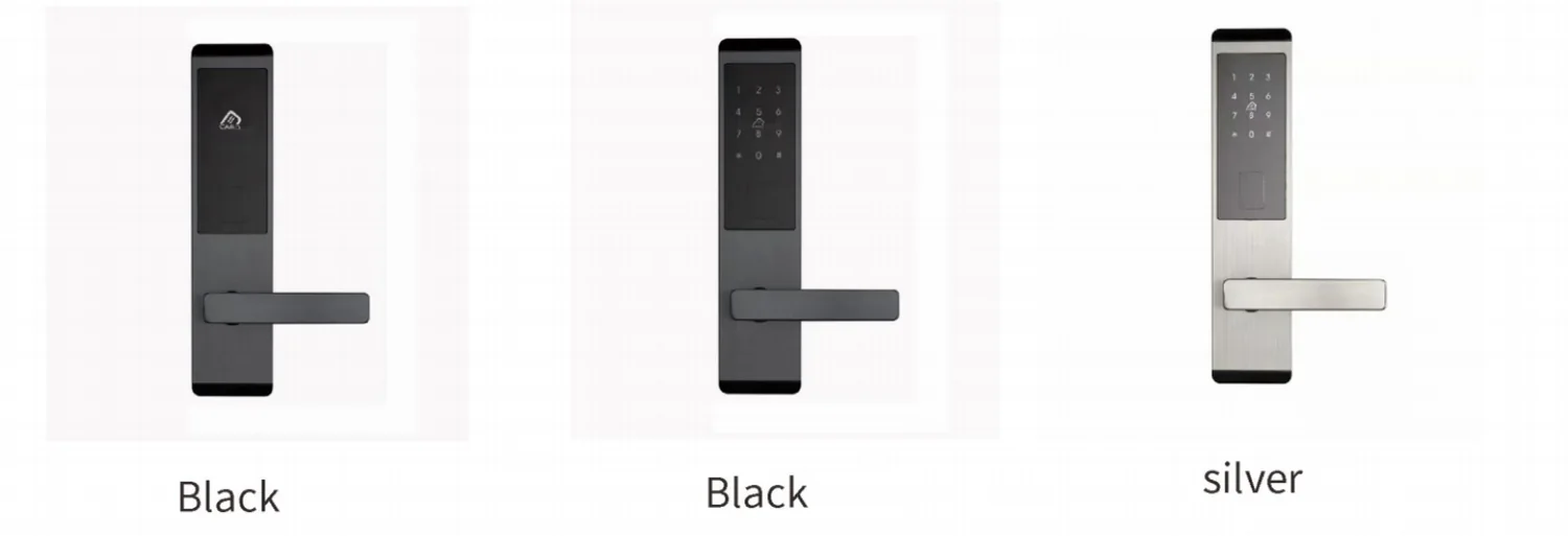 Slim Hotel Lock, Stainless Steel: finishes and versions
