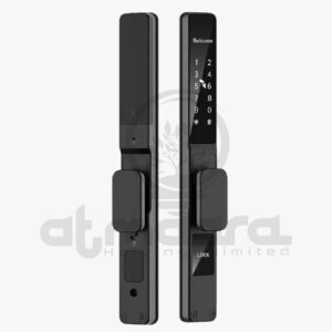 HOTEL ALUMINIUM SLIDING DOOR SMART LOCK – PASSCODE – APP – RFID CARD UNLOCK